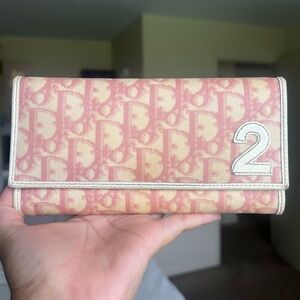 Dior Pink Trotter Wallet